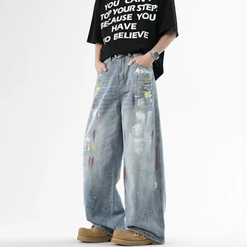 ADOONGA Jeans Unisex Light Blue-2