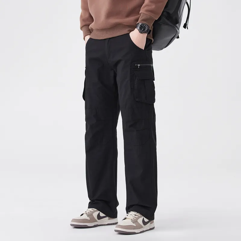 ADOONGA Cargo Pants Unisex Black-2