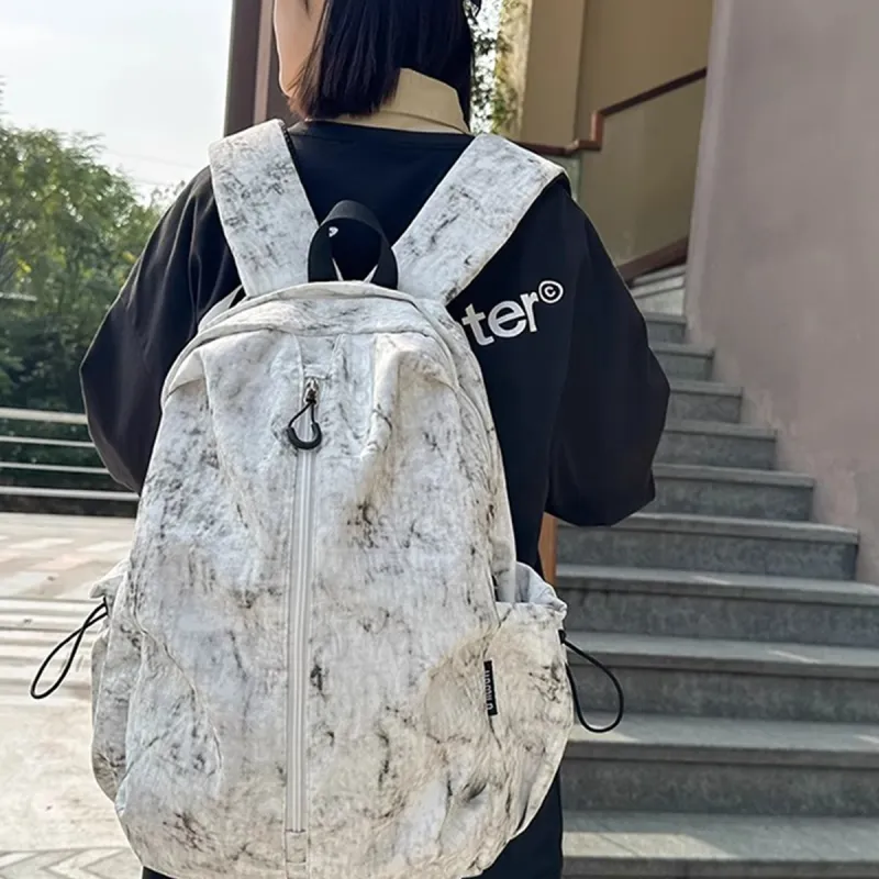 ADOONGA Nylon Backpack Large Size Women's Multicolor-4