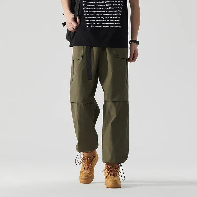ADOONGA Cargo Pants Unisex Army Green-5