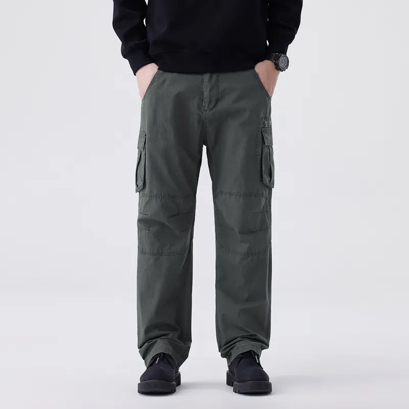 ADOONGA Cargo Pants Unisex Black-8