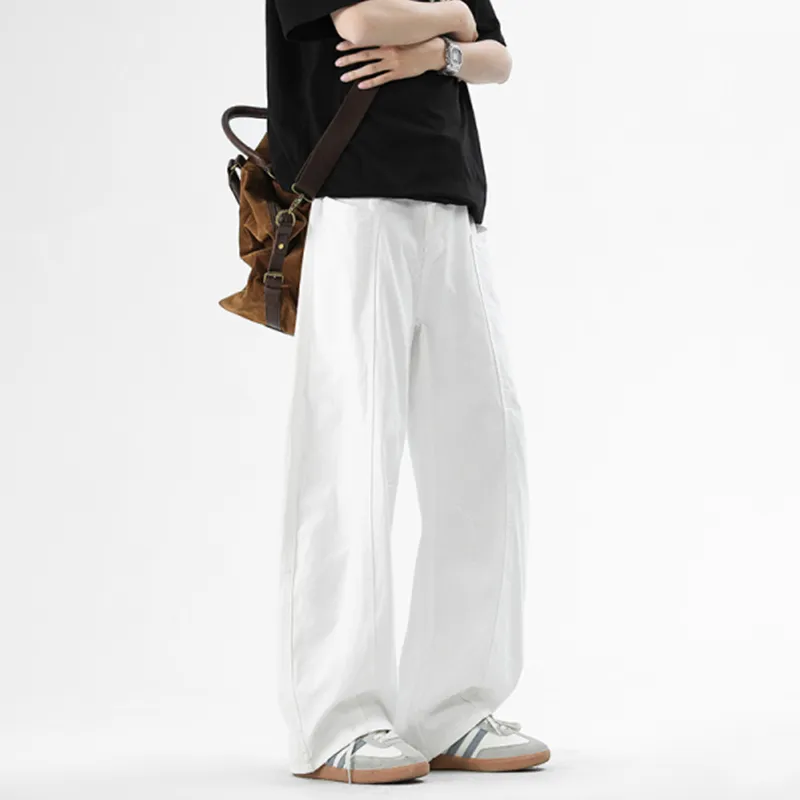 ADOONGA Jeans Unisex White-2