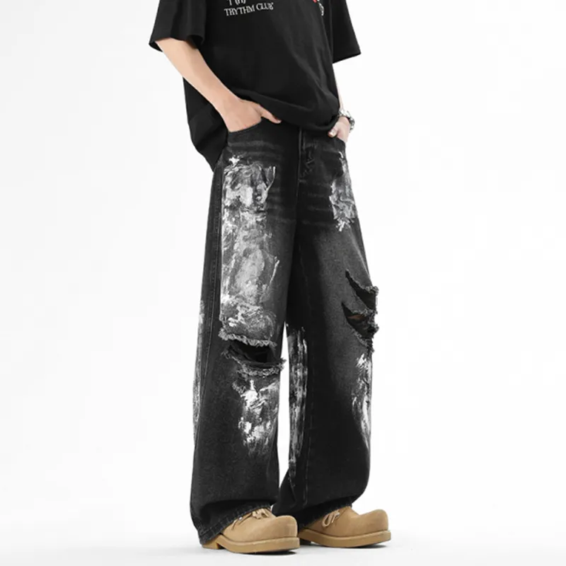 ADOONGA Jeans Unisex Galaxy Gray-5