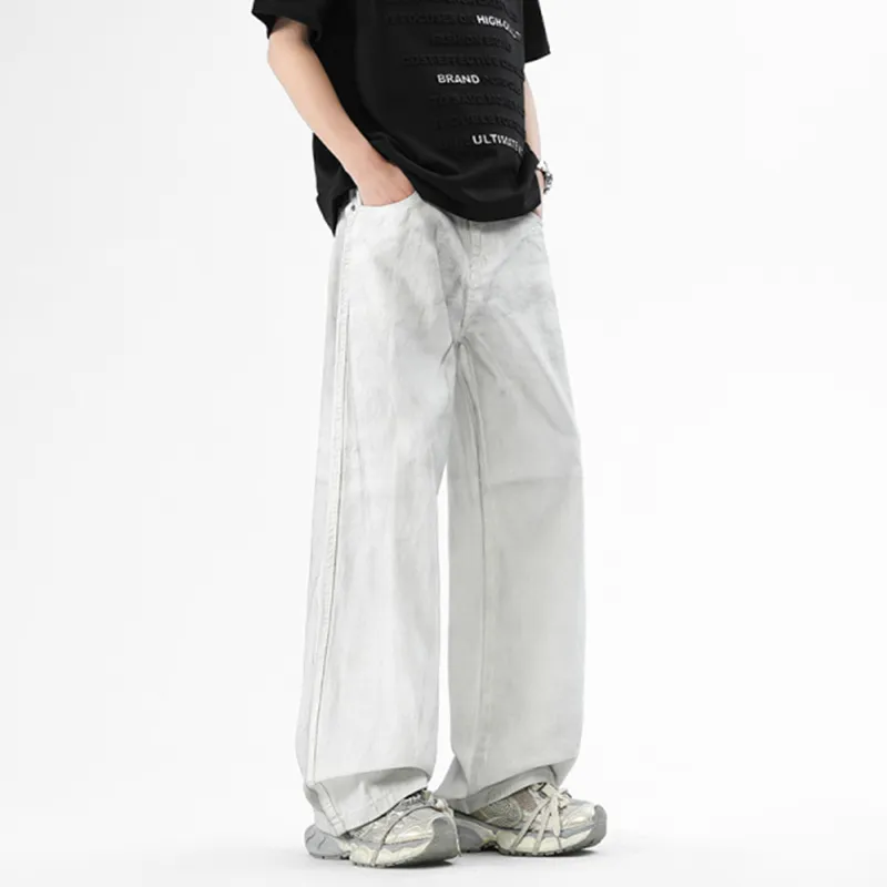 ADOONGA Jeans Unisex White-4