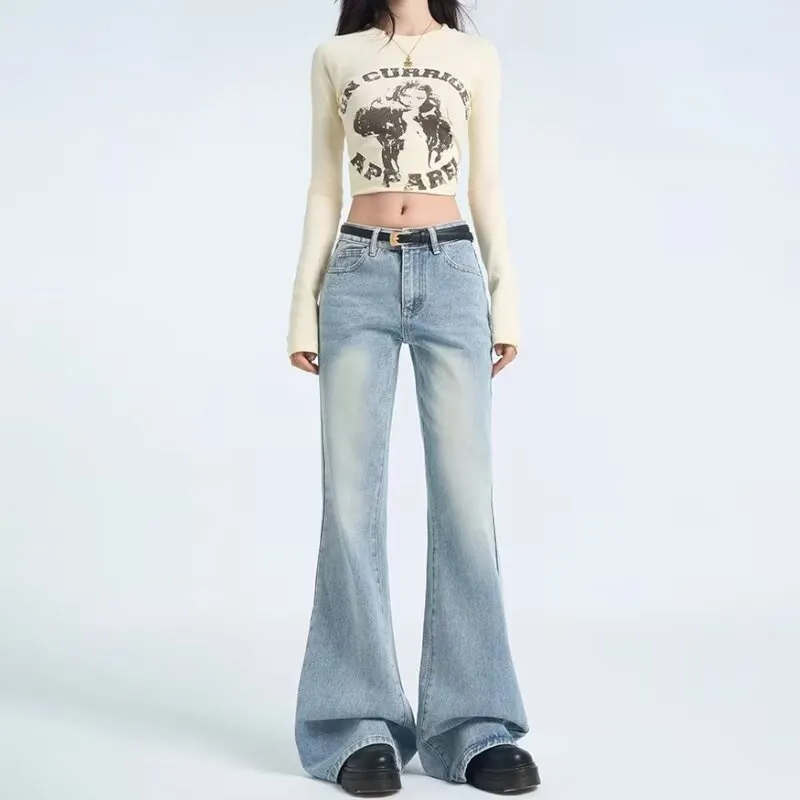 ADOONGA Jeans Women's Light Blue-6