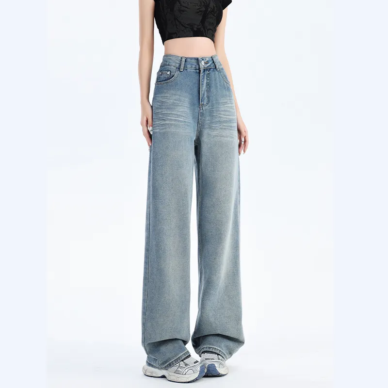 ADOONGA Jeans Women's Blue-3