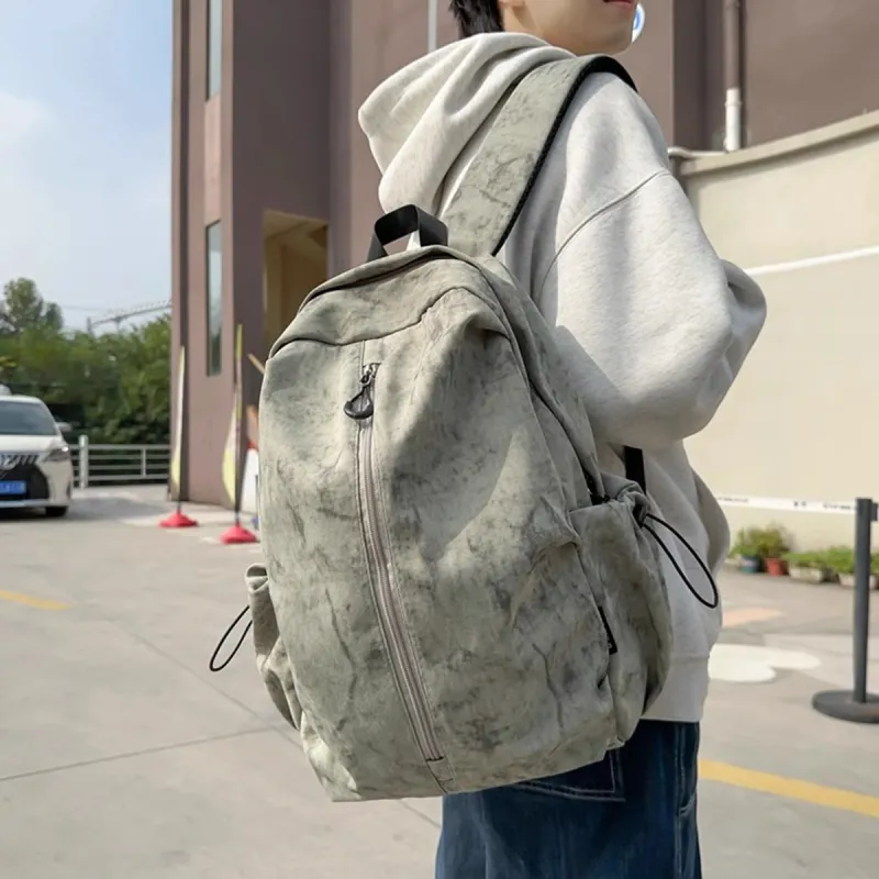ADOONGA Nylon Backpack Large Size Women's Multicolor-11