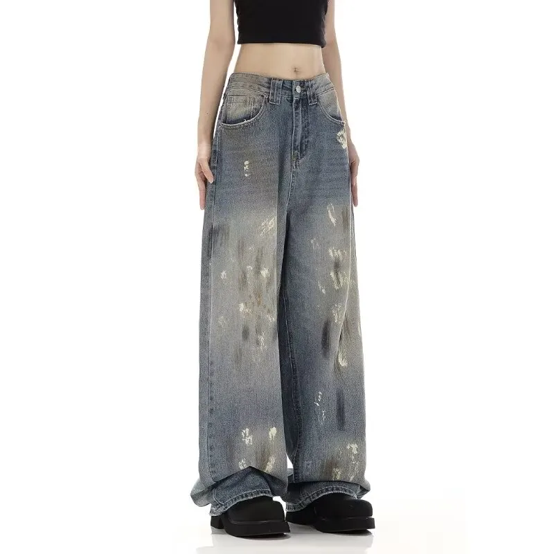 ADOONGA Jeans Women's Vintage Blue-6