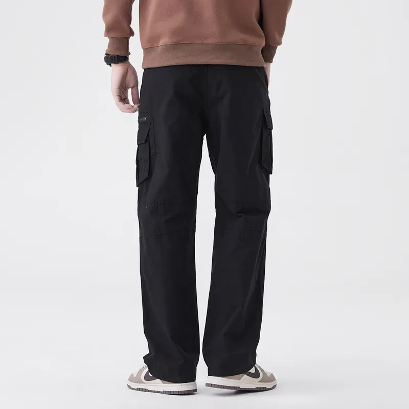 ADOONGA Cargo Pants Unisex Black-4