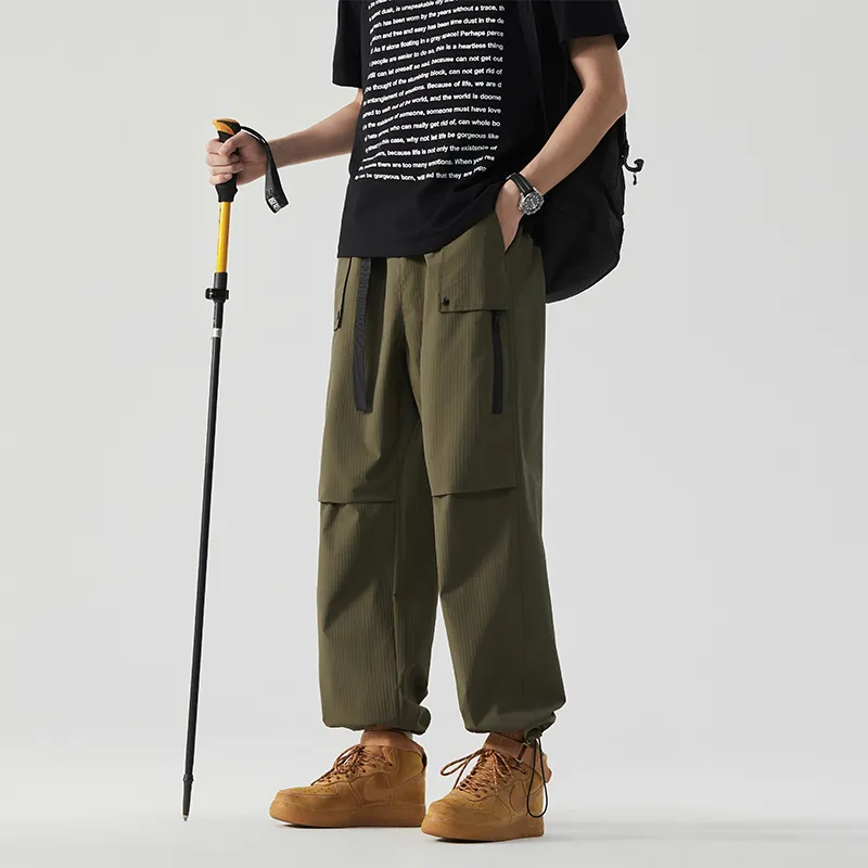 ADOONGA Cargo Pants Unisex Army Green-4