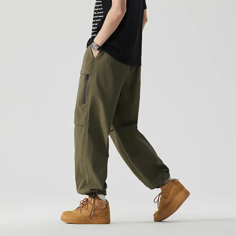 ADOONGA Cargo Pants Unisex Army Green-3