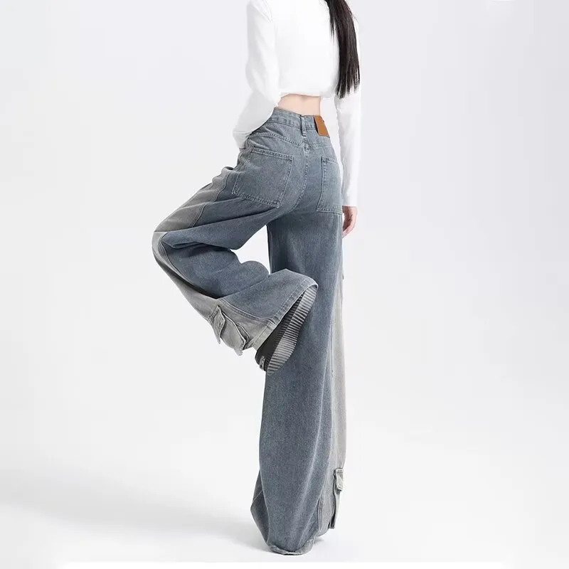 ADOONGA Jeans Women's Vintage Blue-6