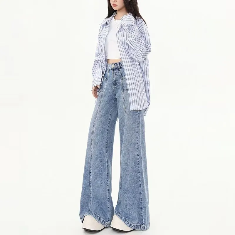 ADOONGA Jeans Women's Light Blue-6