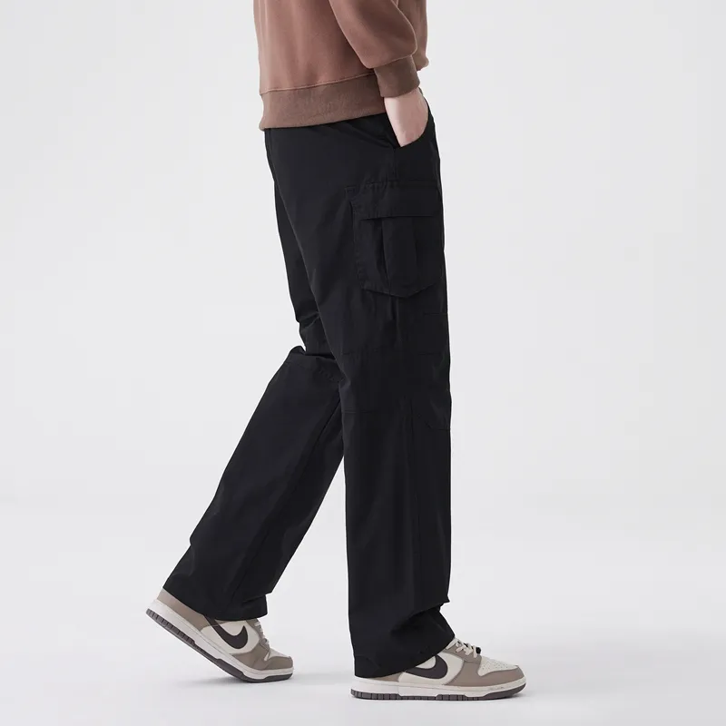 ADOONGA Cargo Pants Unisex Black-3
