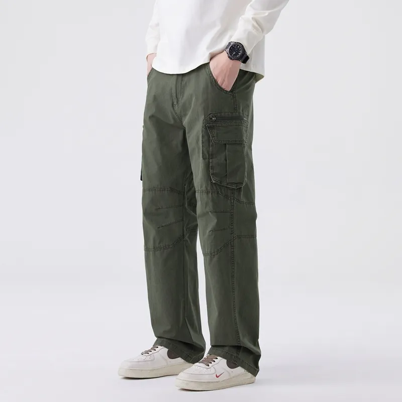 ADOONGA Cargo Pants Unisex Black-15