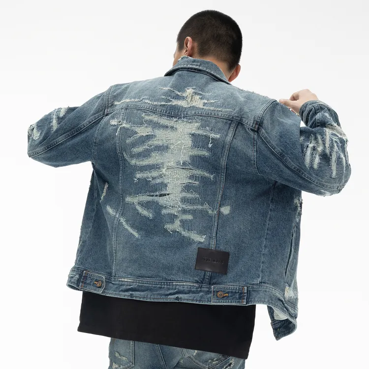 ABLE JEANS Jackets Coats Men's Vintage Sky Blue-2
