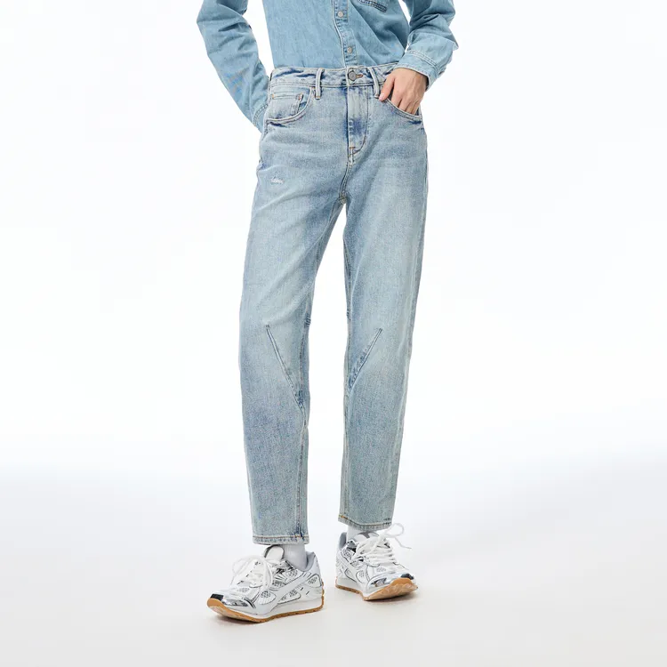 ABLE JEANS Jeans Women's Light Yellow Mud Blue-3