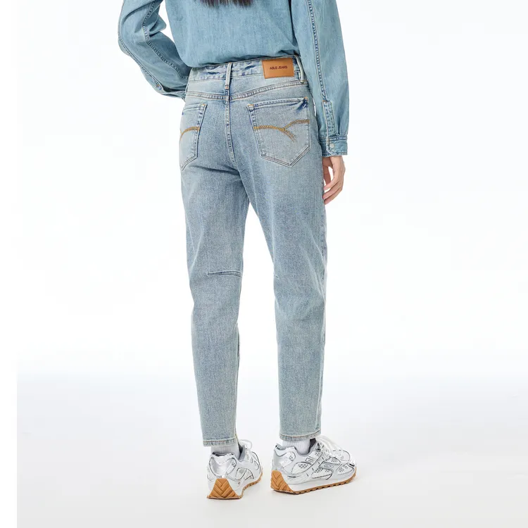 ABLE JEANS Jeans Women's Light Yellow Mud Blue-6