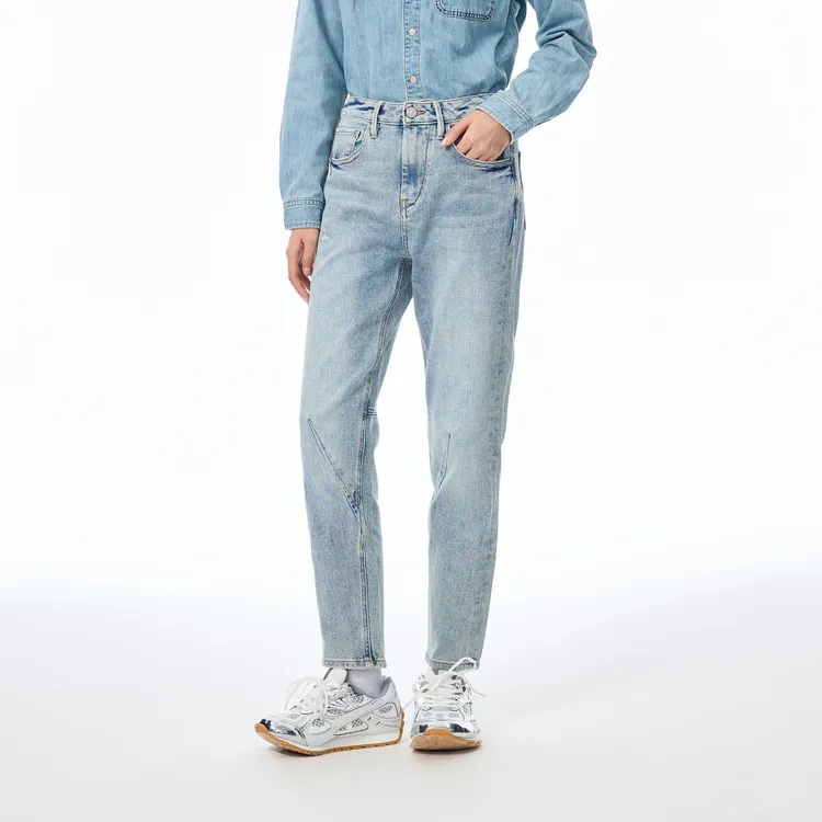 ABLE JEANS Jeans Women's Light Yellow Mud Blue-2