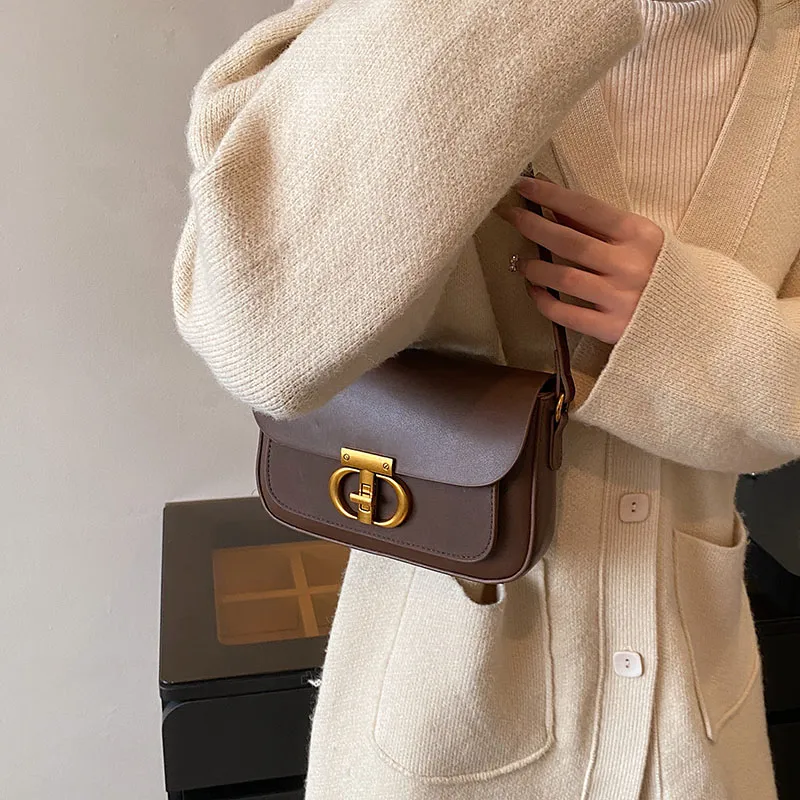FAMAN PU Shoulder Bag Regular Women's Plain Coffee/Plain Brown/Plain Black/Matte Coffee/Matte Brown/Matte Black-16