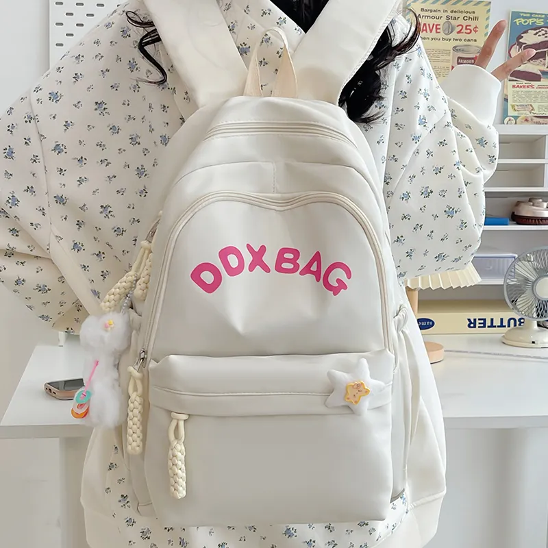 FAMAN Nylon Backpack Women's Multicolor-4
