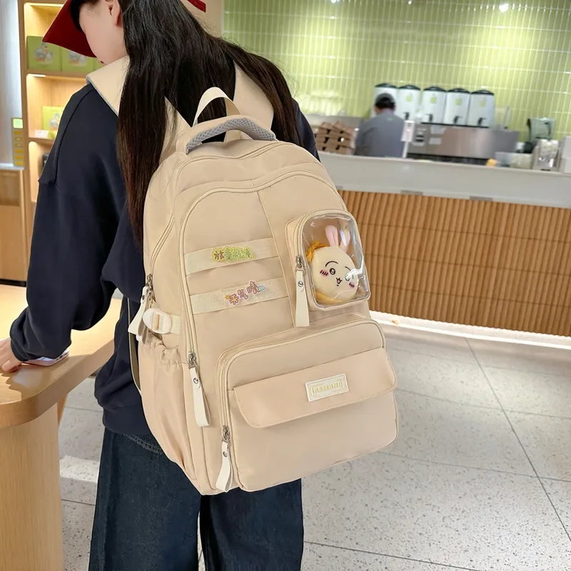 FAMAN Nylon Backpack Women's Multicolor-13