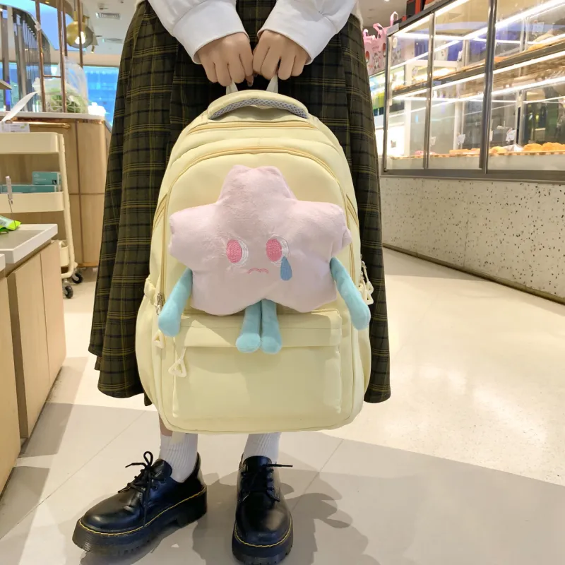 FAMAN Nylon Backpack Regular Women's Multicolor-1