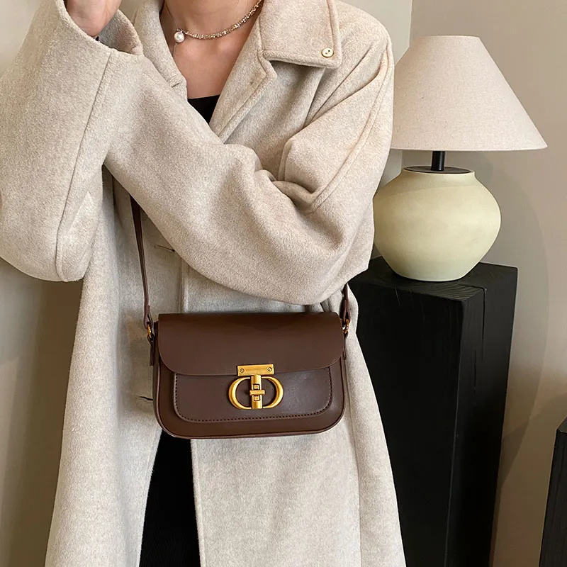FAMAN PU Shoulder Bag Regular Women's Plain Coffee/Plain Brown/Plain Black/Matte Coffee/Matte Brown/Matte Black-1