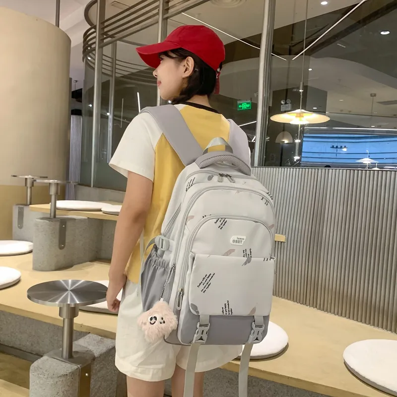 FAMAN Nylon Backpack Women's Multicolor-13