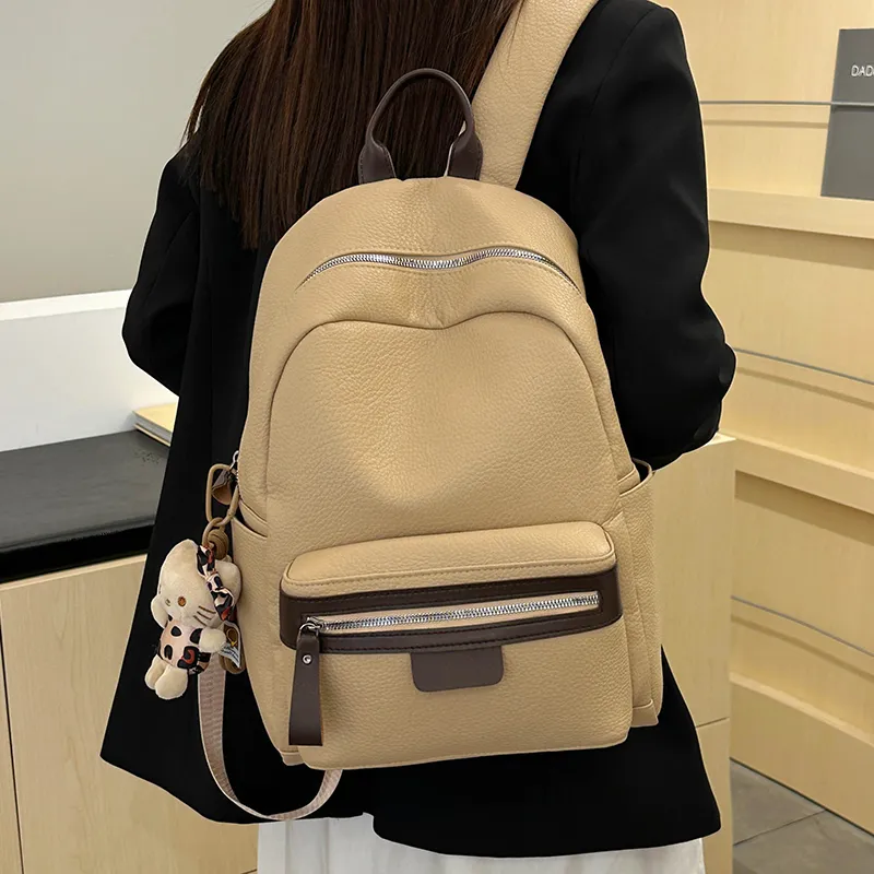 FAMAN PU Backpack Unisex Multicolor-8