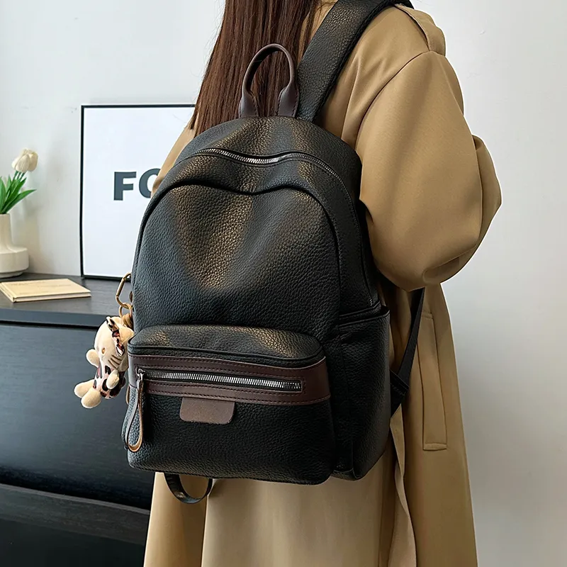 FAMAN PU Backpack Unisex Multicolor-1