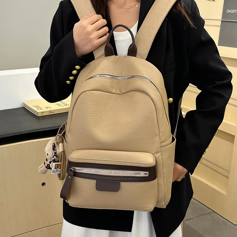 FAMAN PU Backpack Unisex Multicolor-7