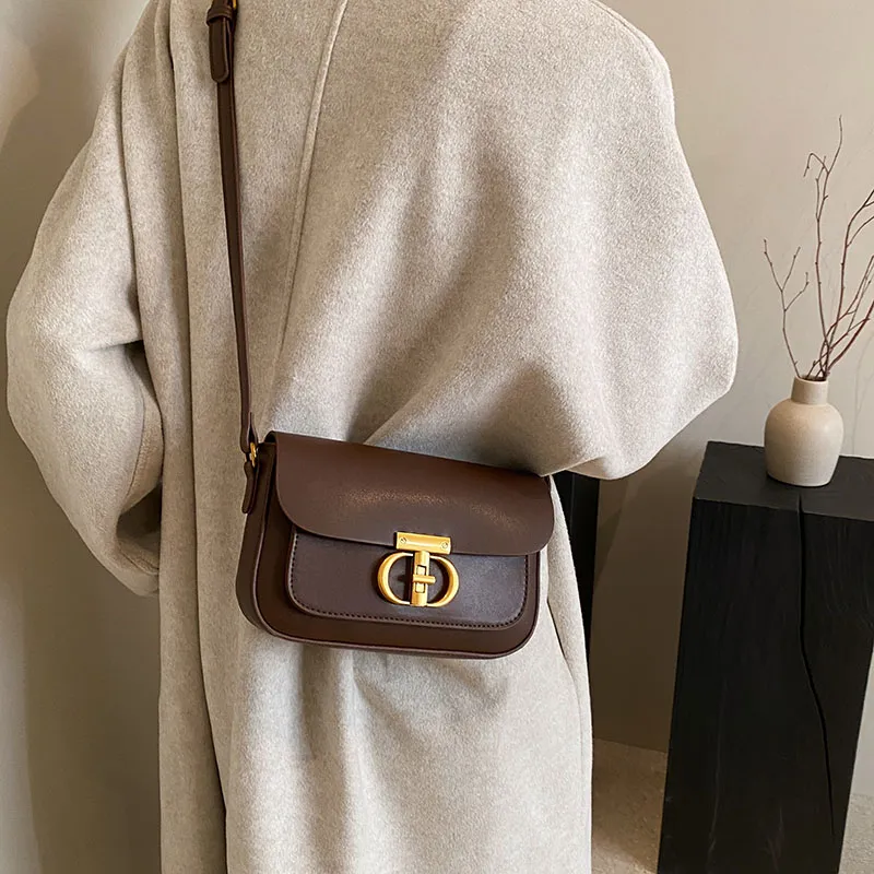 FAMAN PU Shoulder Bag Regular Women's Plain Coffee/Plain Brown/Plain Black/Matte Coffee/Matte Brown/Matte Black-2