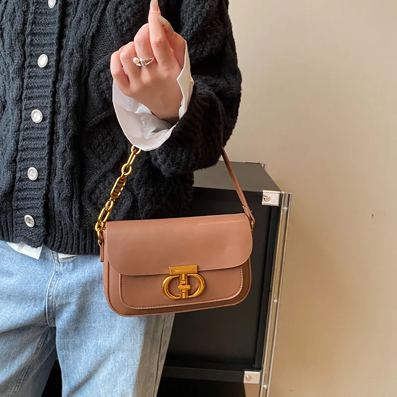 FAMAN PU Shoulder Bag Regular Women's Plain Coffee/Plain Brown/Plain Black/Matte Coffee/Matte Brown/Matte Black-7