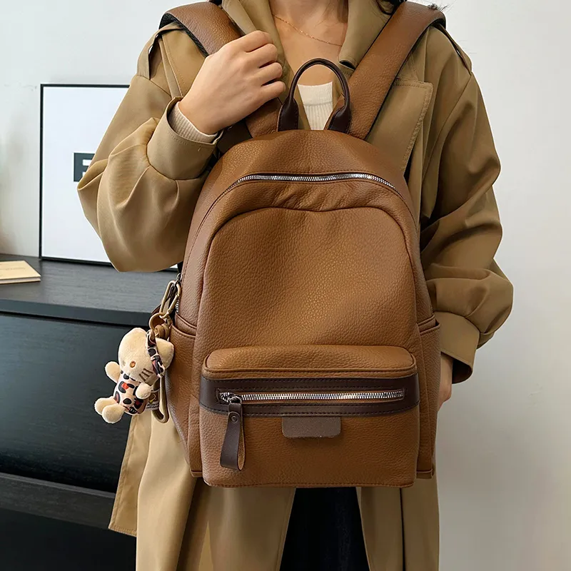 FAMAN PU Backpack Unisex Multicolor-13