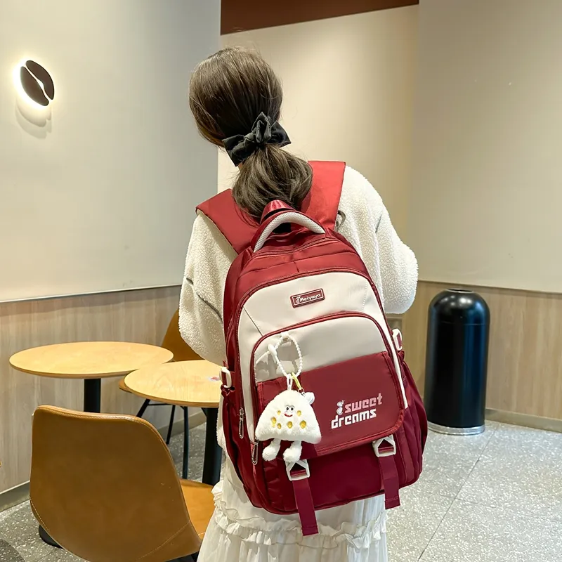 FAMAN Nylon Backpack Women's Multicolor-16
