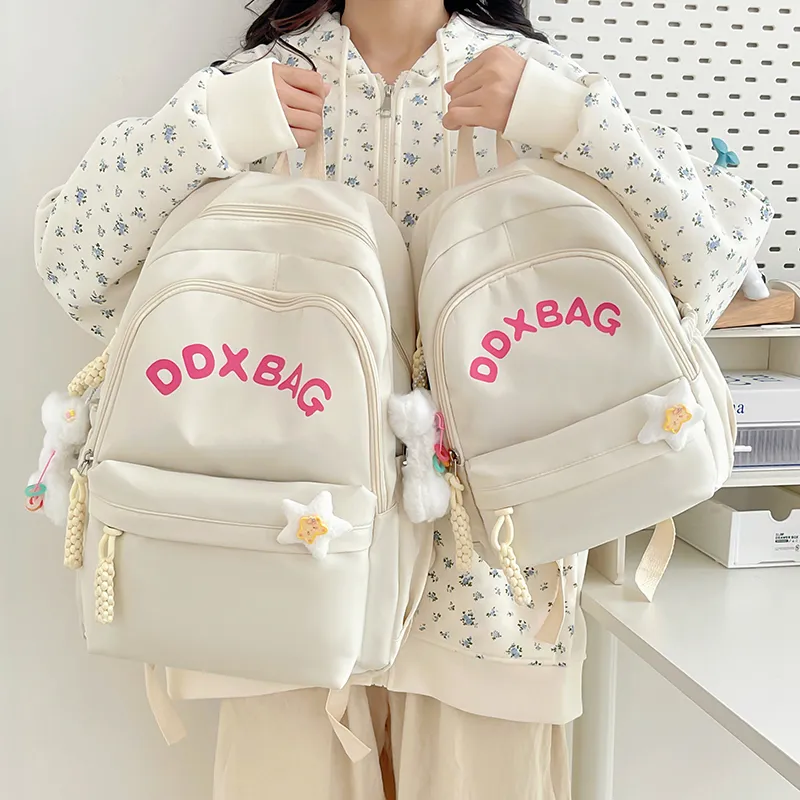 FAMAN Nylon Backpack Women's Multicolor-6