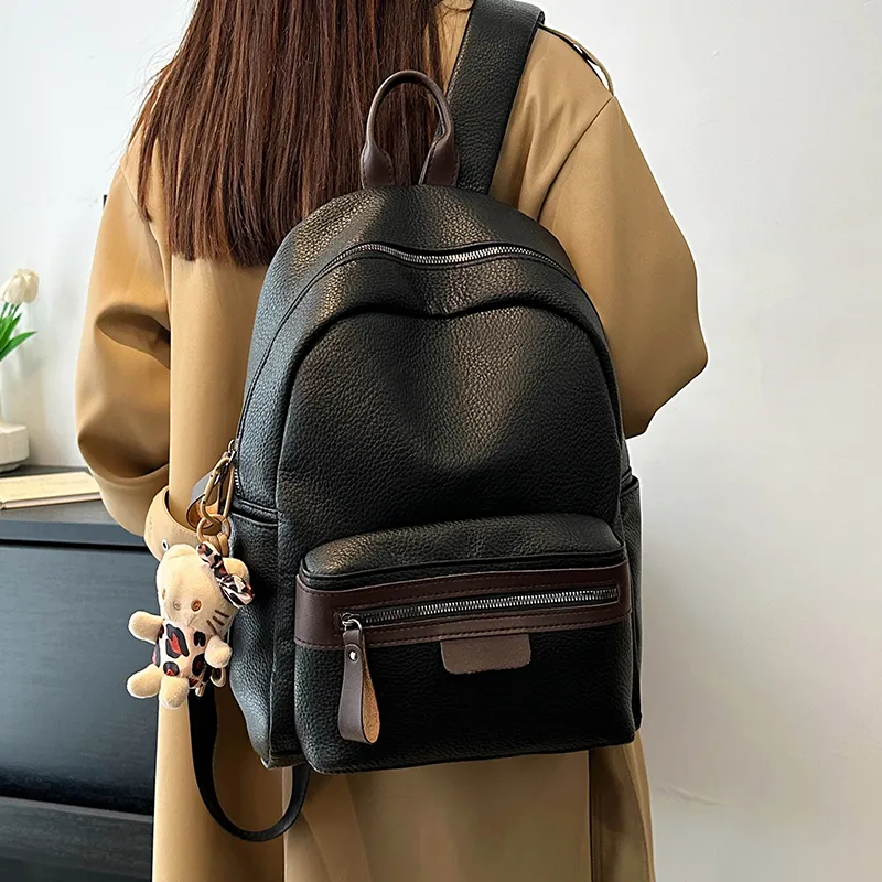 FAMAN PU Backpack Unisex Multicolor-2