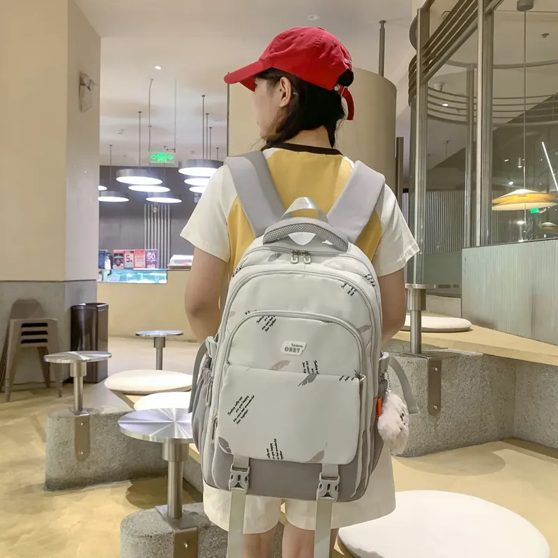 FAMAN Nylon Backpack Women's Multicolor-16
