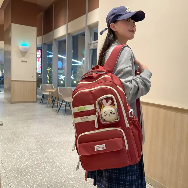 FAMAN Nylon Backpack Women's Multicolor-7