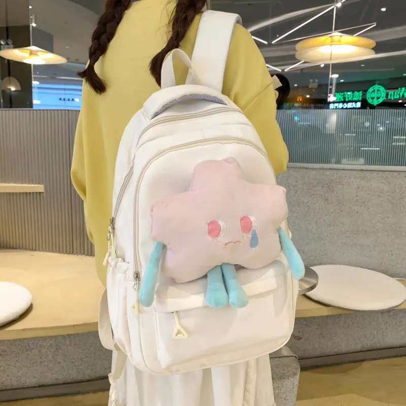 FAMAN Nylon Backpack Regular Women's Multicolor-8