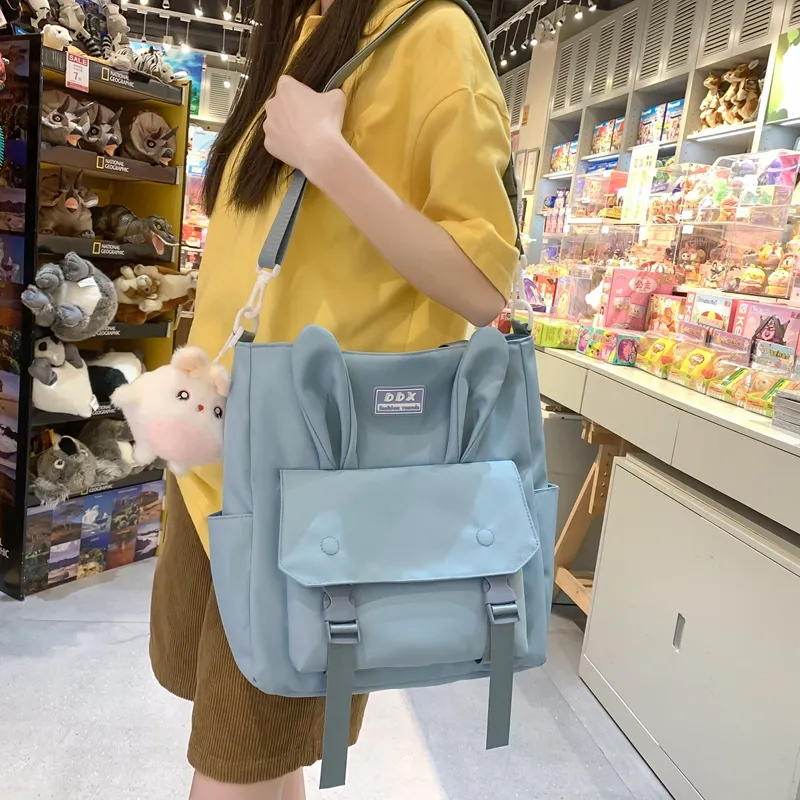 FAMAN Nylon Fabric Shoulder Bag Women's-2
