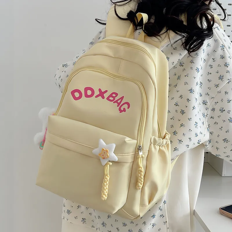 FAMAN Nylon Backpack Women's Multicolor-20