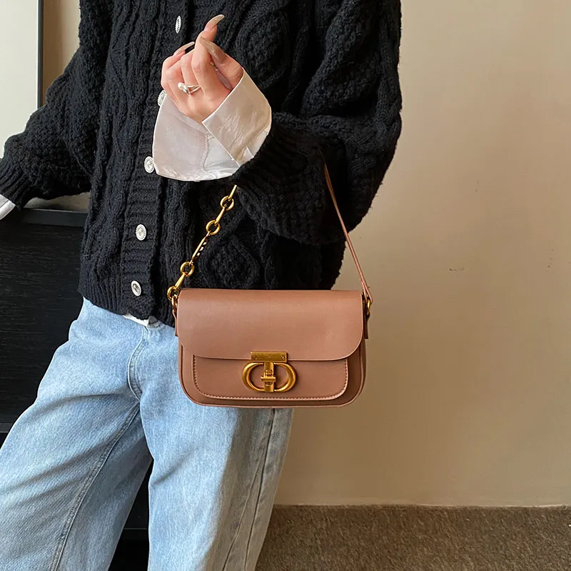 FAMAN PU Shoulder Bag Regular Women's Plain Coffee/Plain Brown/Plain Black/Matte Coffee/Matte Brown/Matte Black-8
