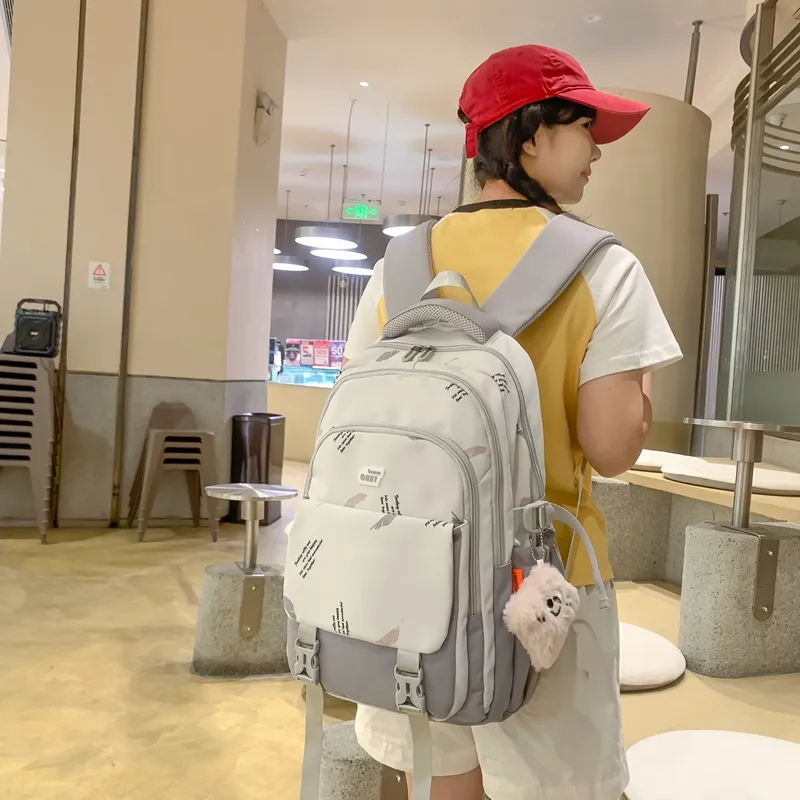 FAMAN Nylon Backpack Women's Multicolor-15
