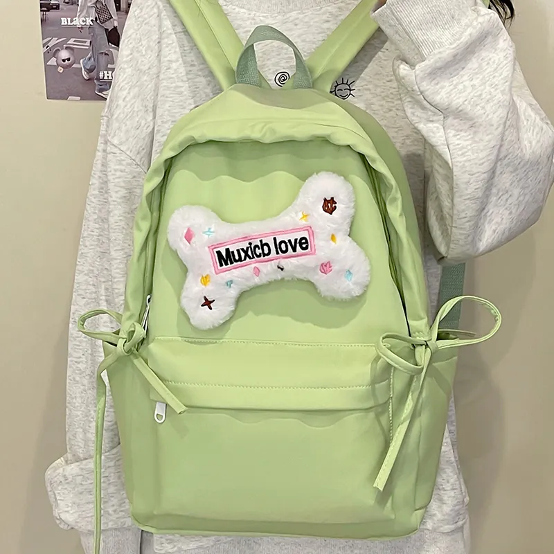 FAMAN Nylon Backpack Regular Women's Multicolor-2