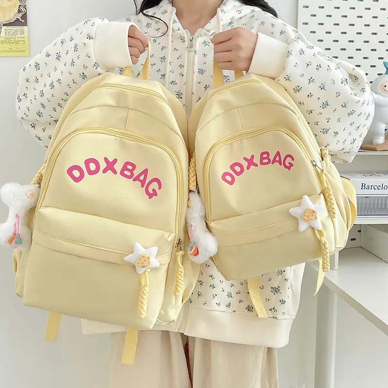 FAMAN Nylon Backpack Women's Multicolor-21
