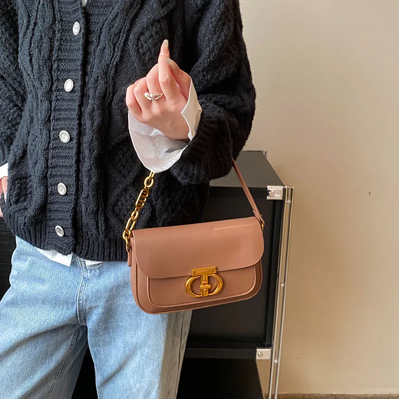 FAMAN PU Shoulder Bag Regular Women's Plain Coffee/Plain Brown/Plain Black/Matte Coffee/Matte Brown/Matte Black-6