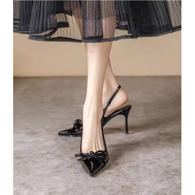 Feo Dvke Slim Heel High Heels 7cm Women's Gift Box Set-15