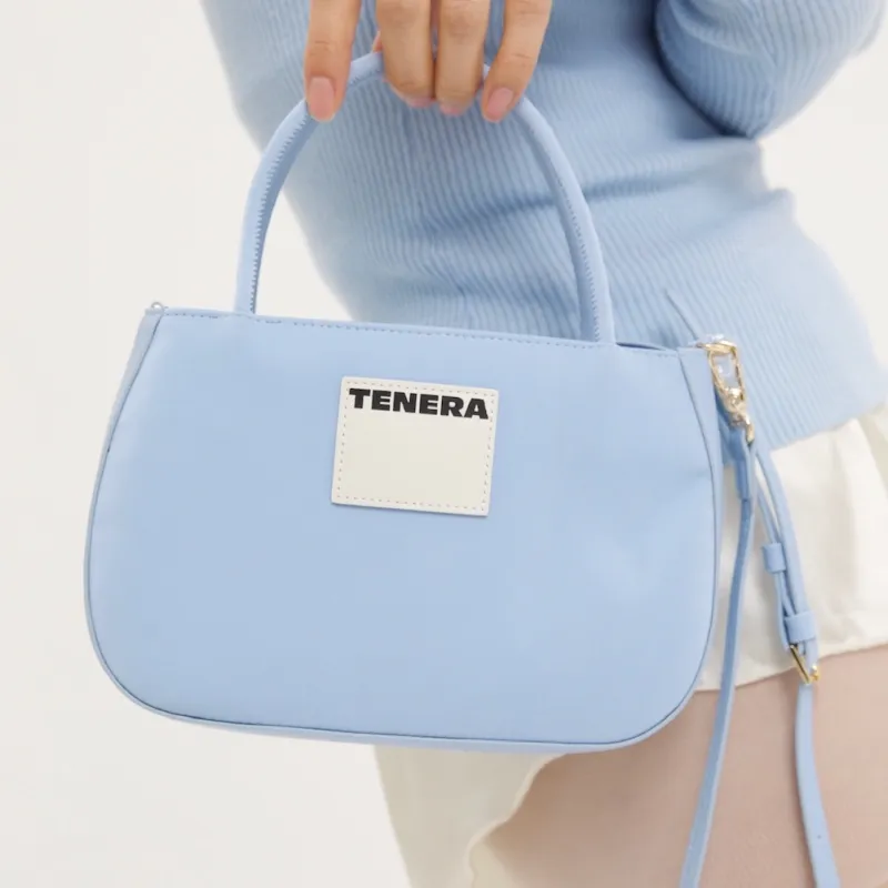 TENERA Handbags Light Blue-5